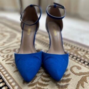 Dream Pairs Sapphire Blue Pointed Heels